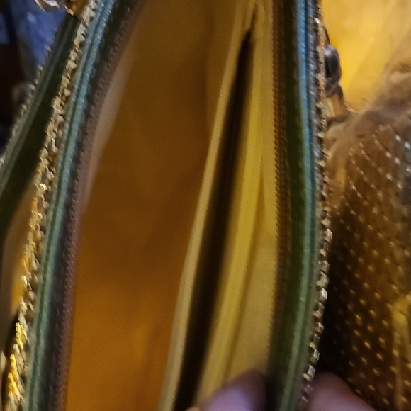 Y&S Original Gold Metallic Evening Bag with Sunglass & Coin Purse! - Picture 14 of 16